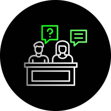 seo modern simgesinin vektör illüstrasyonu