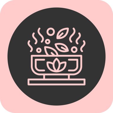 Yemek ikonu. vektör illüstrasyonu