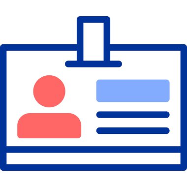 Bir insan simgesinin vektör illüstrasyonu