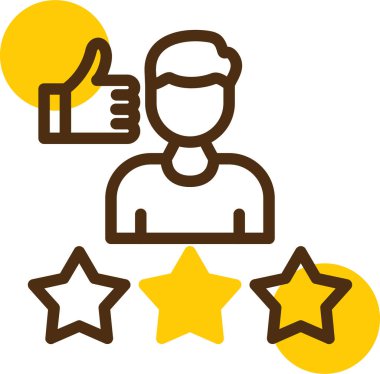 Geri bildirim derecelendirme müşteri geri bildirim simgesi