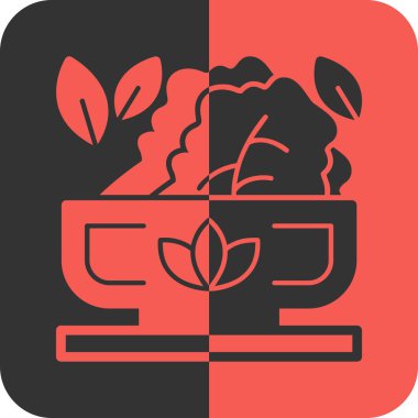 Kahve fincanı. Web simgesi