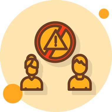 İnsan simgesinin vektör illüstrasyonu