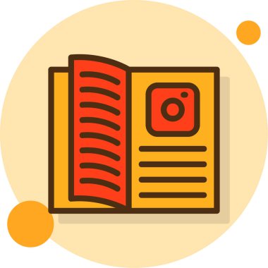 kitap simgesi, vektör illüstrasyonu