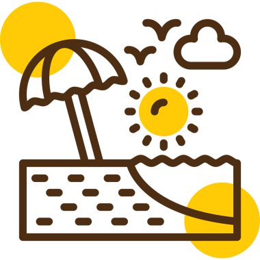 hava durumu web simgesi basit vektörü