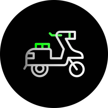 Vektör simge tasarlamak motosiklet