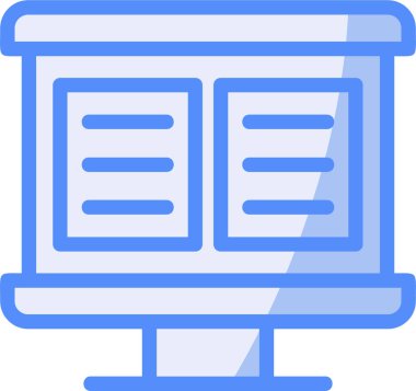 Takvim. Web simgesi basit illüstrasyon