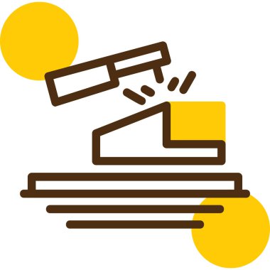 Modern bir simgenin vektör illüstrasyonu