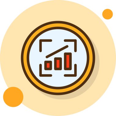 grafik ikonu vektör illüstrasyonu