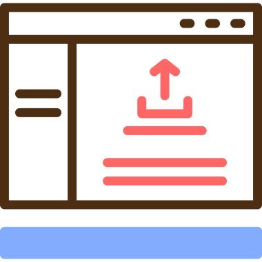 tarayıcı web simgesi basit vektörü