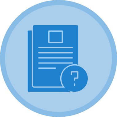 Belge simgesinin vektör illüstrasyonu