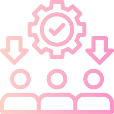 Ayarlar web simgesi basit illüstrasyon