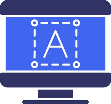 Modern simgenin vektör illüstrasyonu