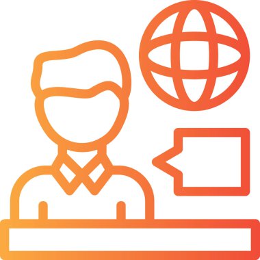 iş simgesi vektör illüstrasyonu