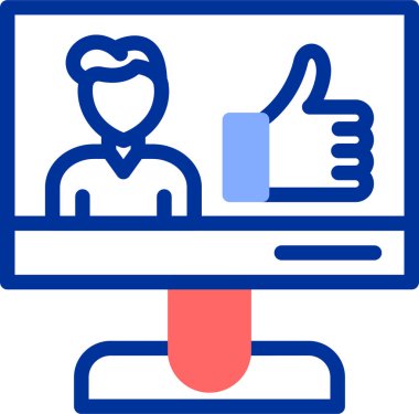 Başparmağını kaldır. Basit resimleme