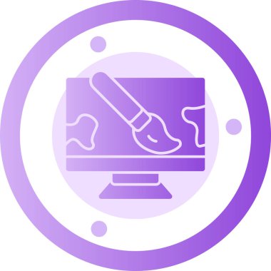 seo modern simgesinin vektör illüstrasyonu