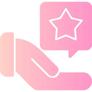 El simgesinin vektör illüstrasyonu