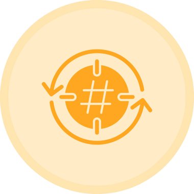 Modern simgenin vektör illüstrasyonu