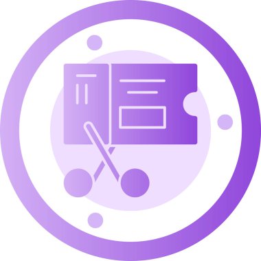 Bir kitap simgesinin vektör illüstrasyonu