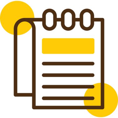 Belge. Web simgesi basit illüstrasyon