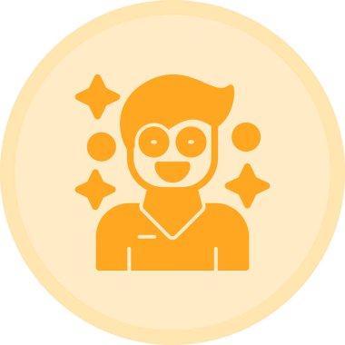 Bir adamın vektör illüstrasyonu