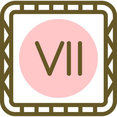 Bir harfin vektör illüstrasyonu