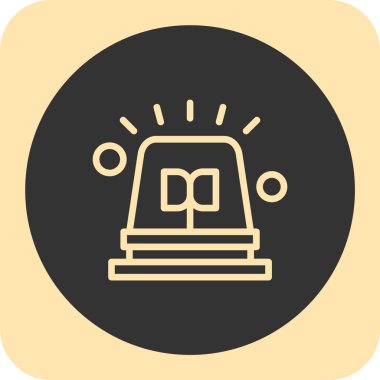 Kitap. Web simgesi vektör illüstrasyonu