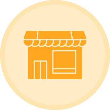 mağaza web simgesi basit illüstrasyon