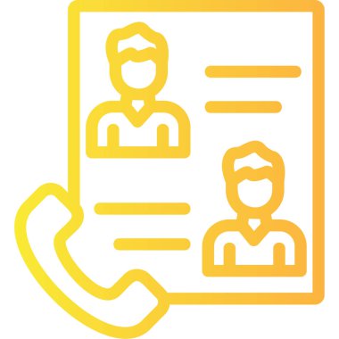 Sarı ikonlu bir kadının vektör çizimi