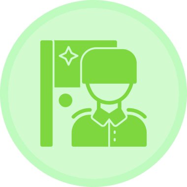 avatar. Web simgesi basit illüstrasyon