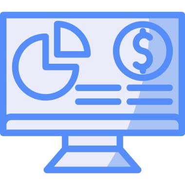 finansal veri rengi vektör illüstrasyonuName