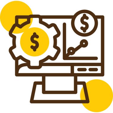 para yönetimi simgesi vektör illüstrasyonu