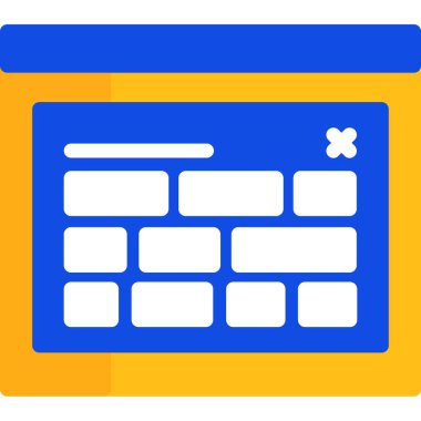 Web tasarım simgesi, vektör illüstrasyonu