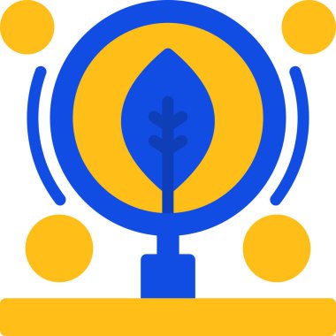 Bir çiçeğin vektör illüstrasyonu