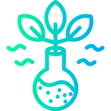 Bitki. Web simgesi basit illüstrasyon