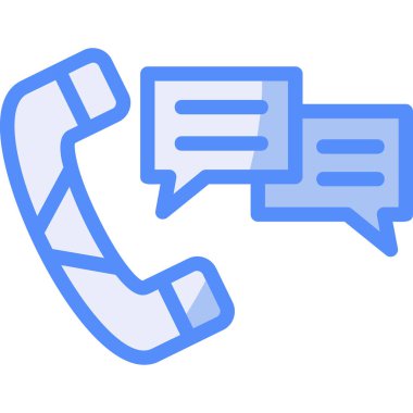 Çağrı. Web simgesi basit illüstrasyon