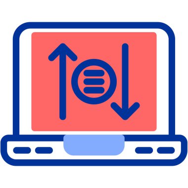 bilgisayar web simgesi basit tasarım