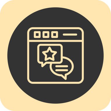 Web sayfası vektör simgesi