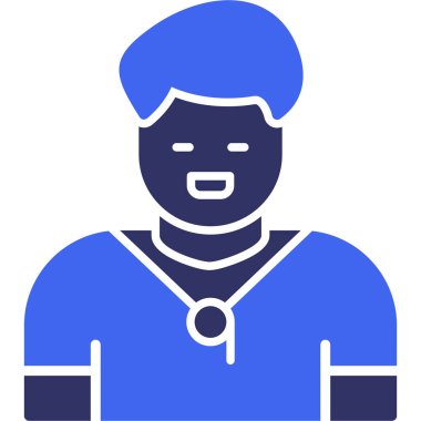 Avatar adam doktor simgesi - taslak biçimi