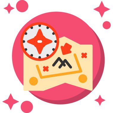 Bir kumarhane çipinin vektör çizimi