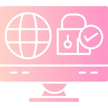 seo modern simgesinin vektör illüstrasyonu