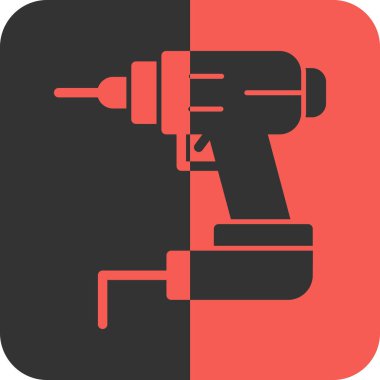 Modern oto tamir simgesinin vektör illüstrasyonu