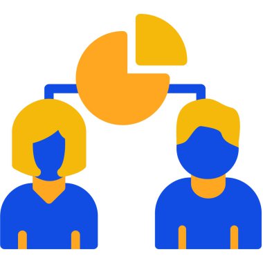 iş takım çalışması kutsal kişilerin resmi, vektör çizim