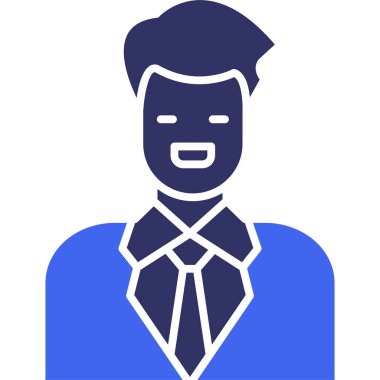 İnsan Avatar. Basit illüstrasyon