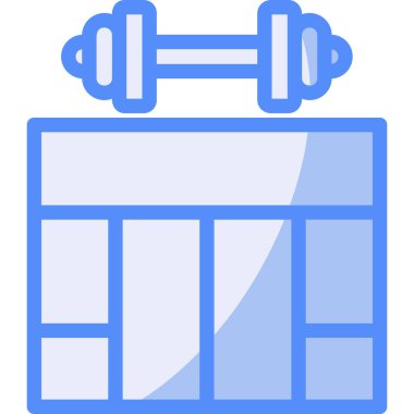 ağırlık kaldırma modern simge, vektör illüstrasyonu