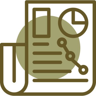 Veri. Web simgesi basit illüstrasyon