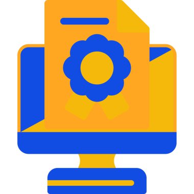 Yazıcı. Web simgesi basit illüstrasyon