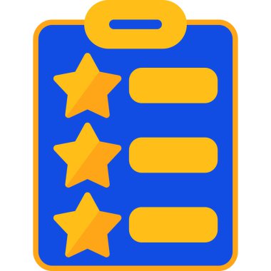 En sevdiği ikon. Web tasarımı için favori vektör simgelerinin basit çizimi