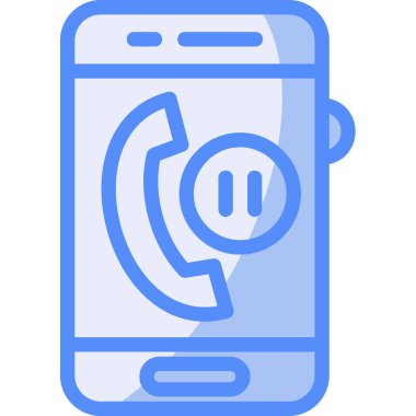 - Telefon. Web simgesi basit illüstrasyon