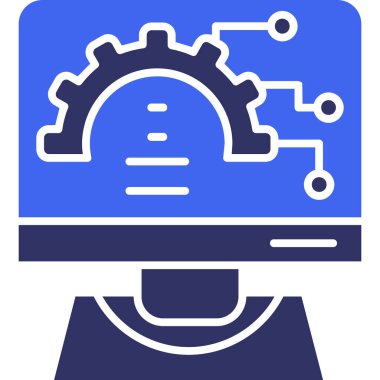 Modern simgenin vektör illüstrasyonu