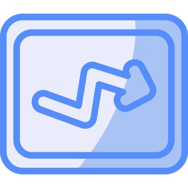 El işaretçisi. Web simgesi basit tasarım